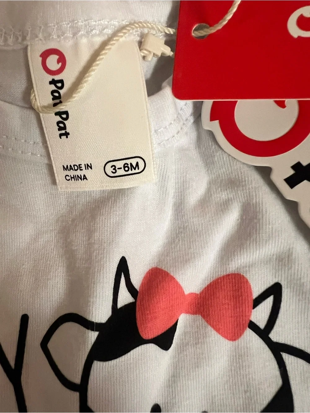 PatPat “Holy I’m Cute” Cow Print 3-Piece Outfit Set | Size 3–6 Months | NWT